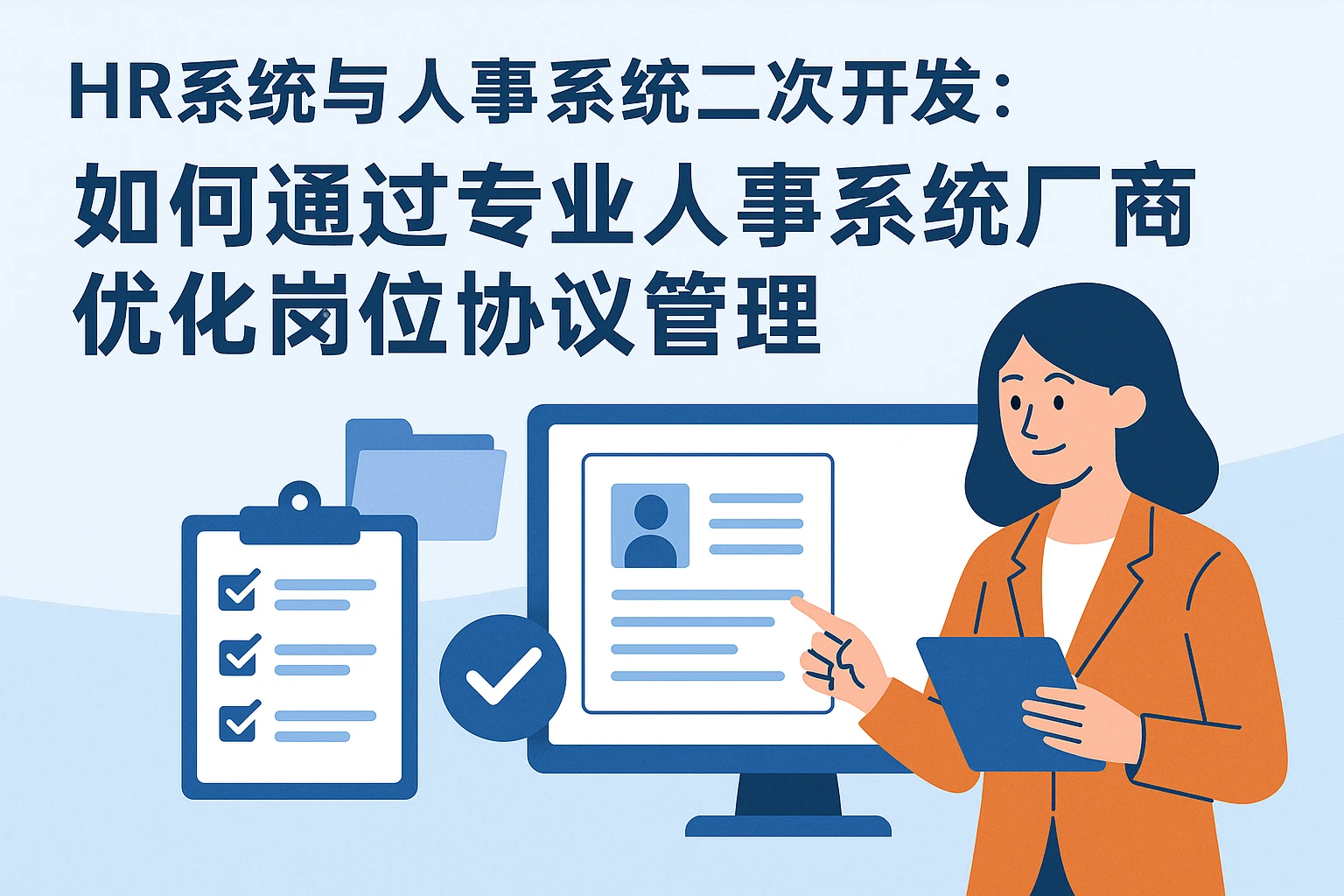 HR系统与人事系统二次开发：如何通过专业人事系统厂商优化岗位协议管理