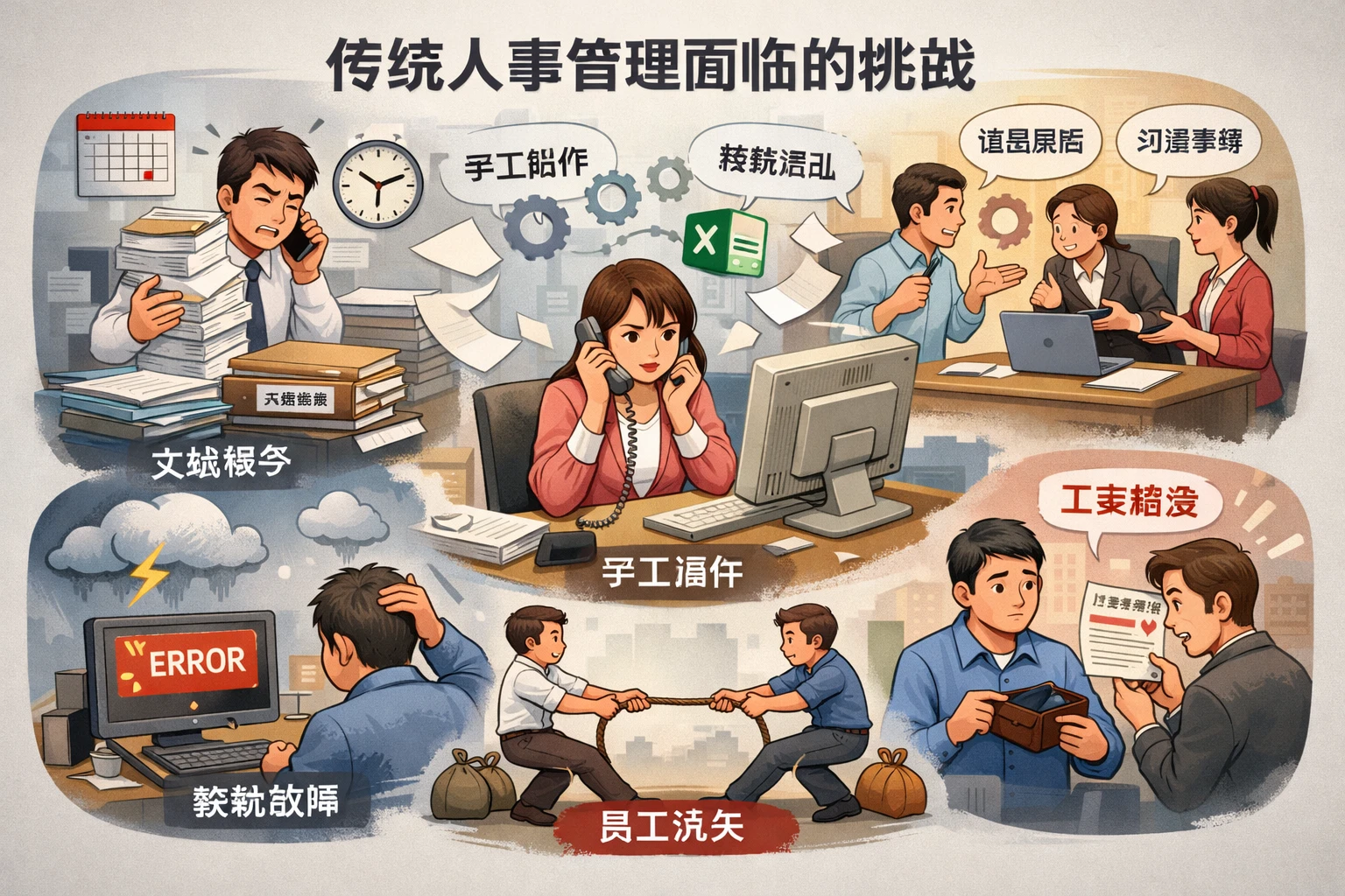 传统人事管理面临的挑战