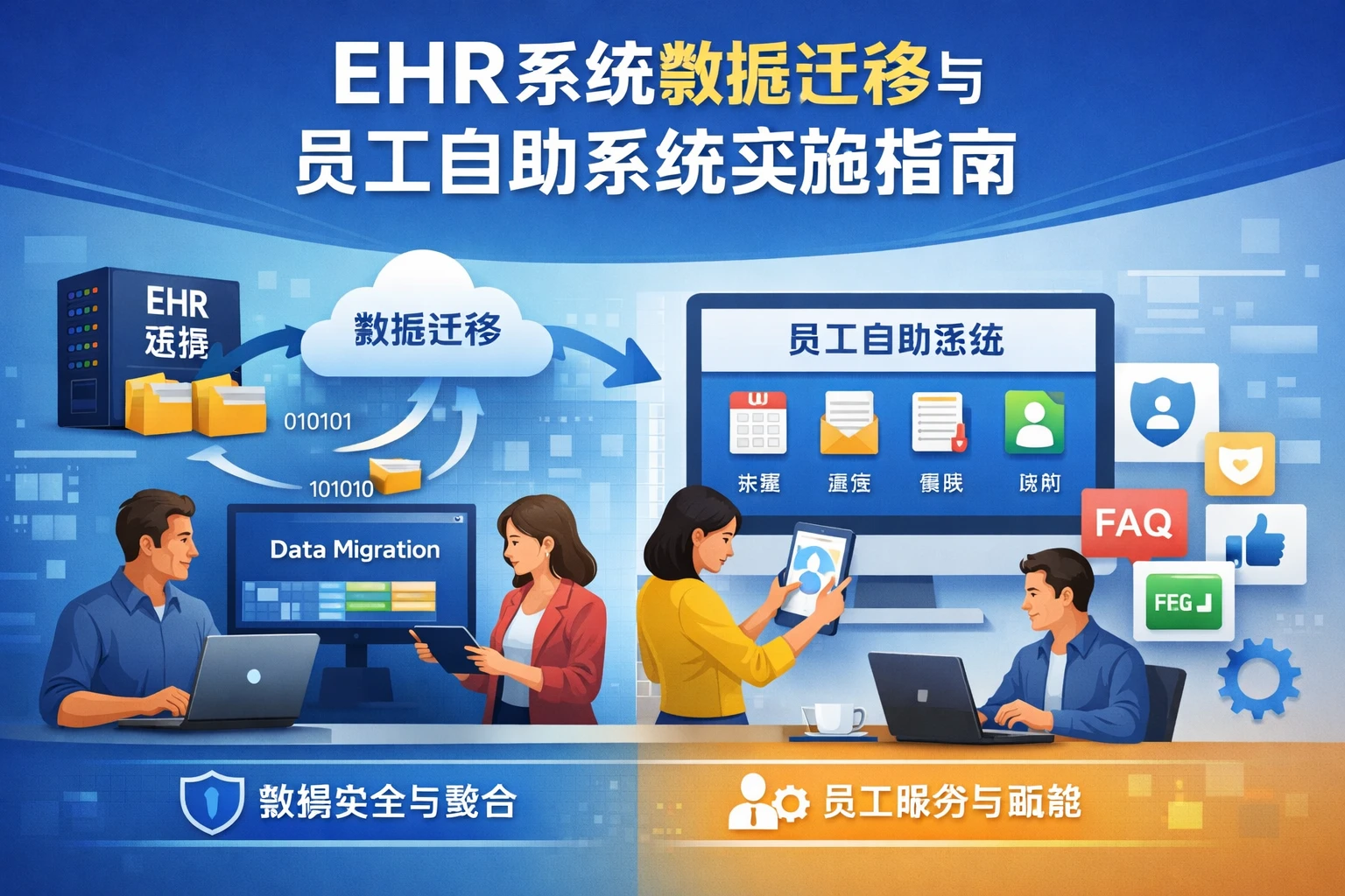 EHR系统数据迁移与员工自助系统实施指南