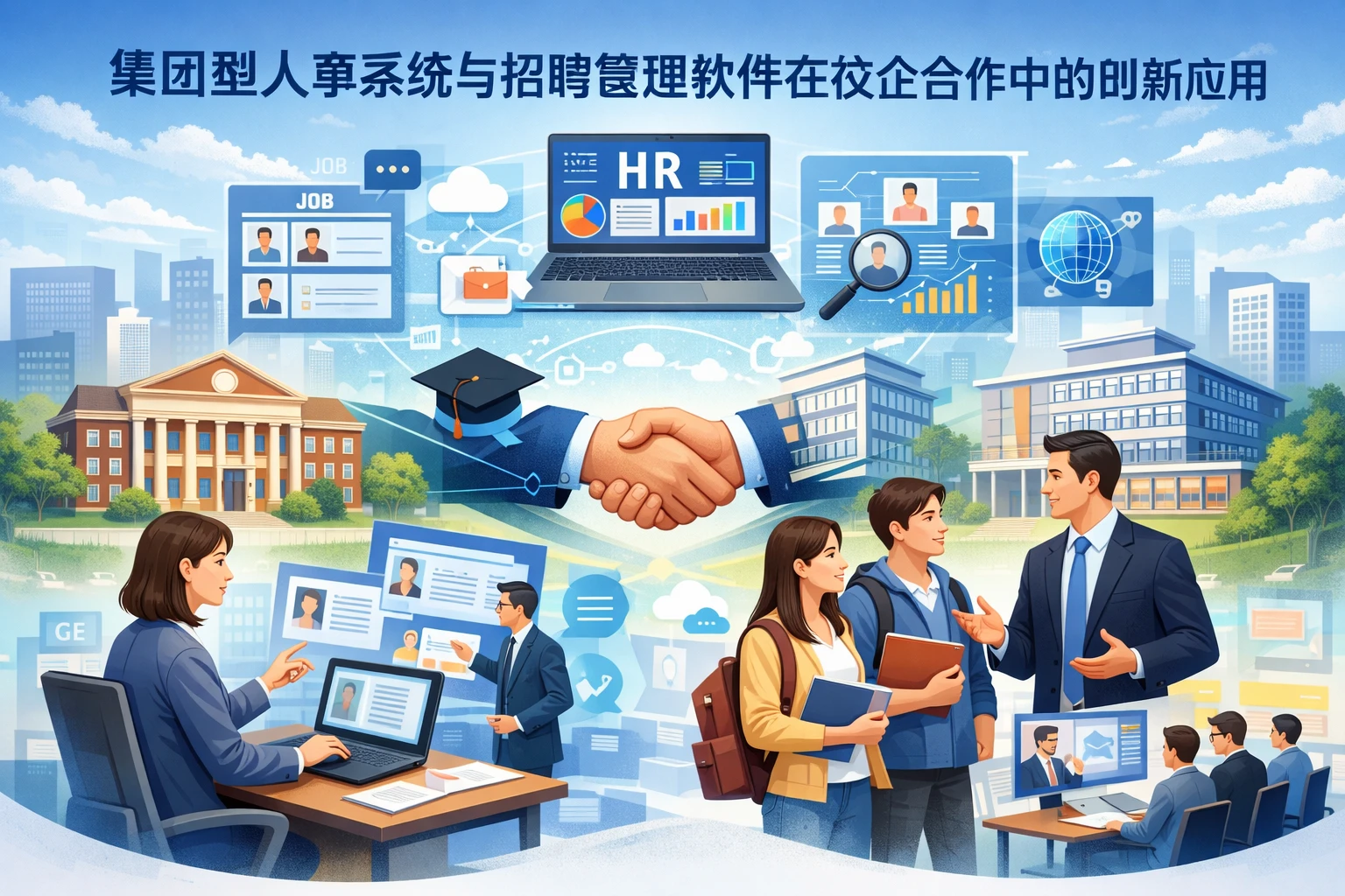 集团型人事系统与招聘管理软件在校企合作中的创新应用