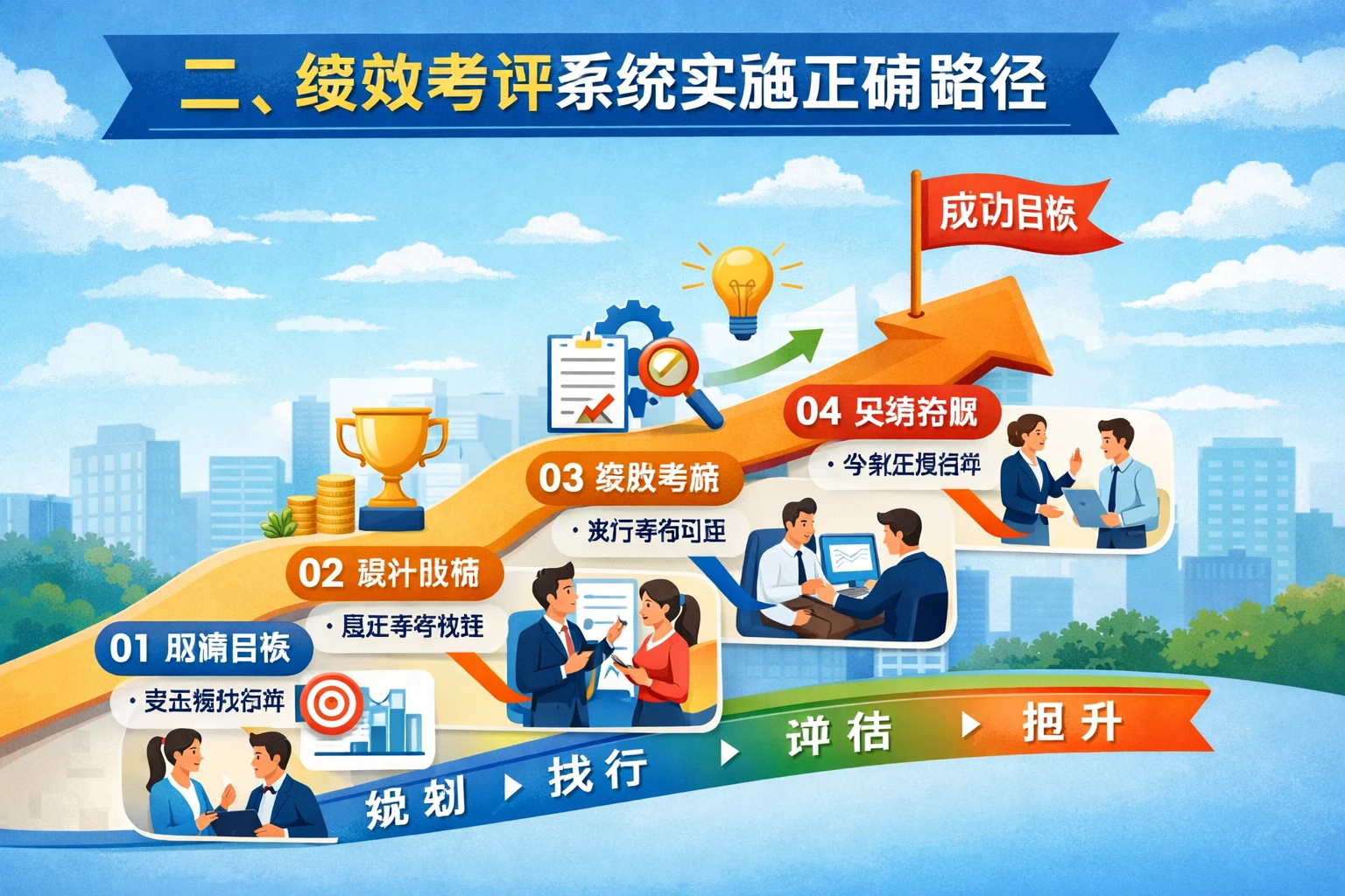 二、绩效考评系统实施的正确路径