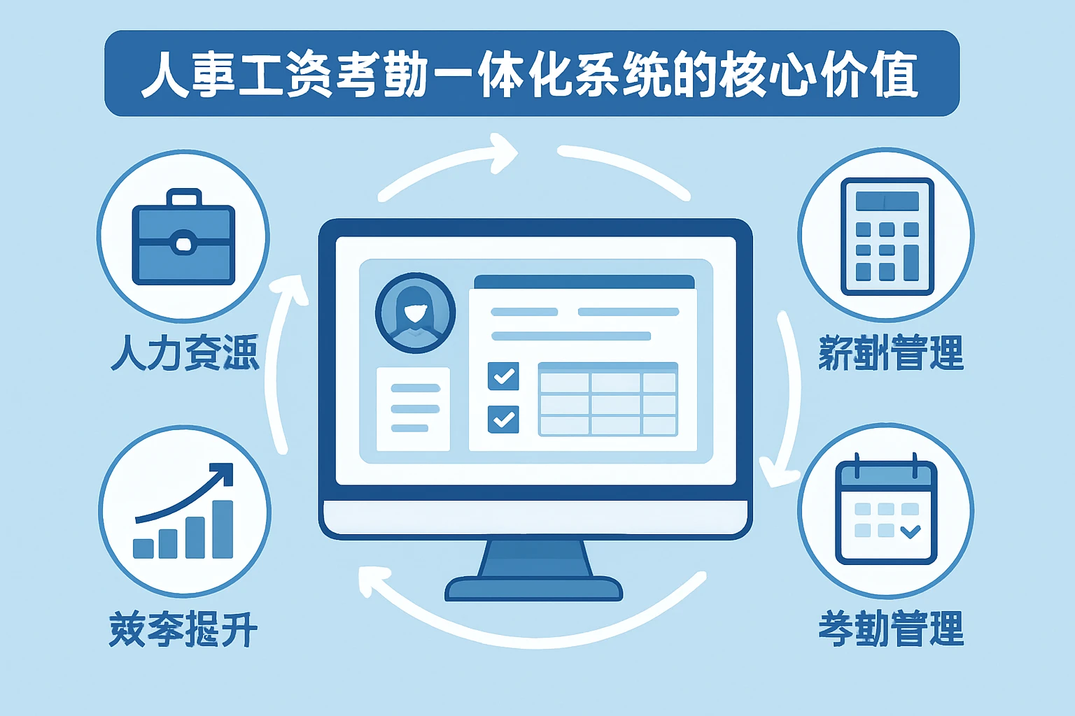 人事工资考勤一体化系统的核心价值