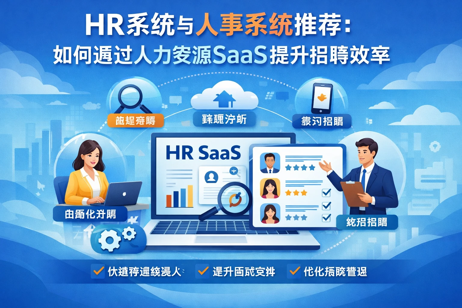HR系统与人事系统推荐：如何通过人力资源SaaS提升招聘效率