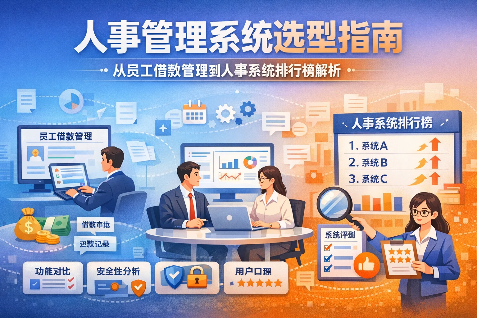 人事管理系统选型指南：从员工借款管理到人事系统排行榜解析