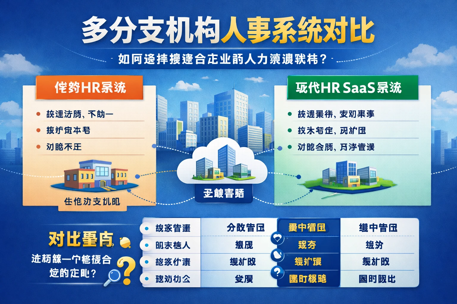 多分支机构人事系统对比:如何选择最适合企业的人力资源软件