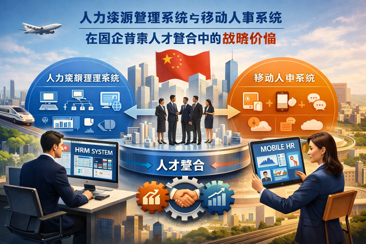 人力资源管理系统与移动人事系统在国企背景人才整合中的战略价值