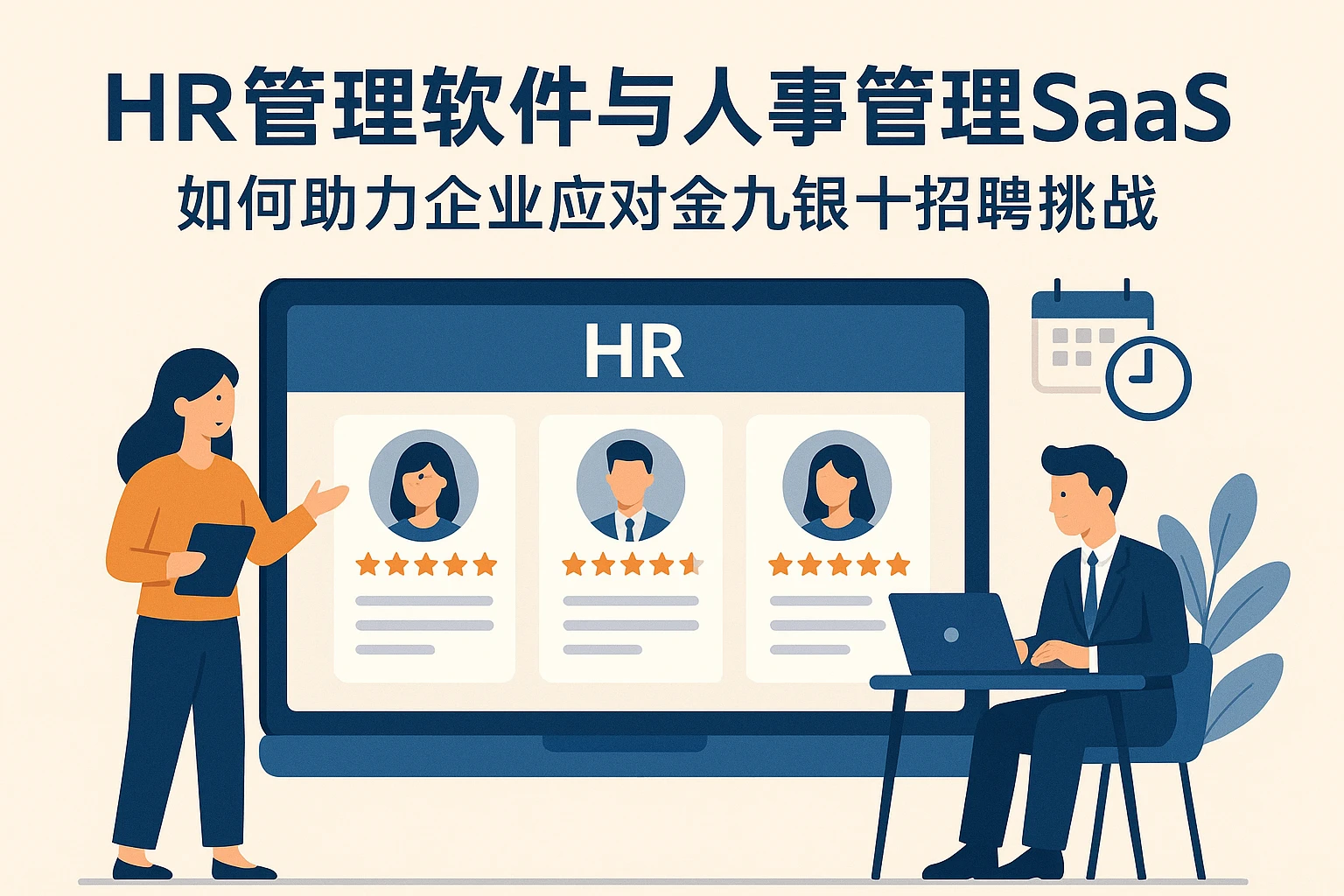 HR管理软件与人事管理SaaS如何助力企业应对金九银十招聘挑战
