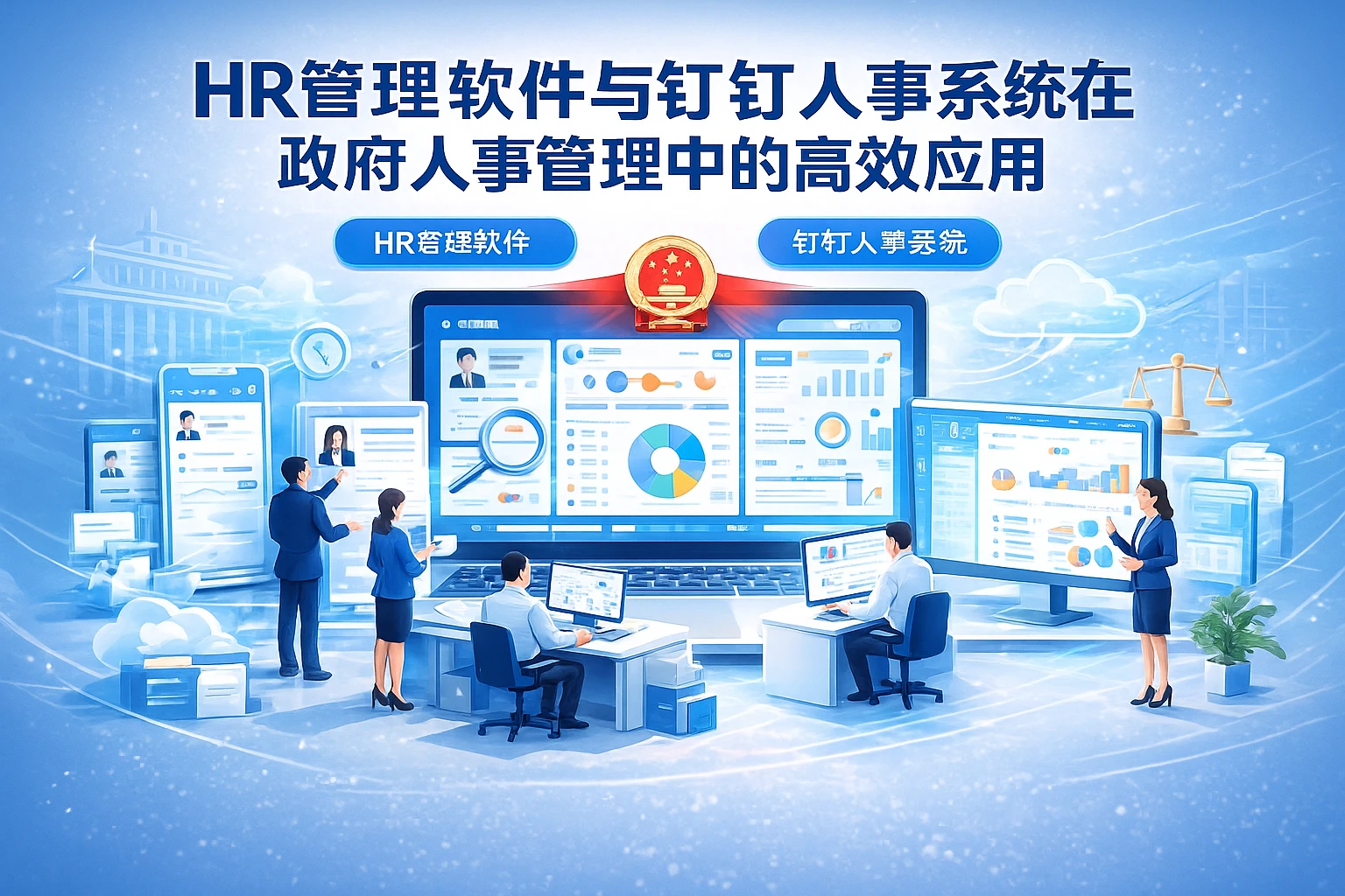 HR管理软件与钉钉人事系统在政府人事管理中的高效应用