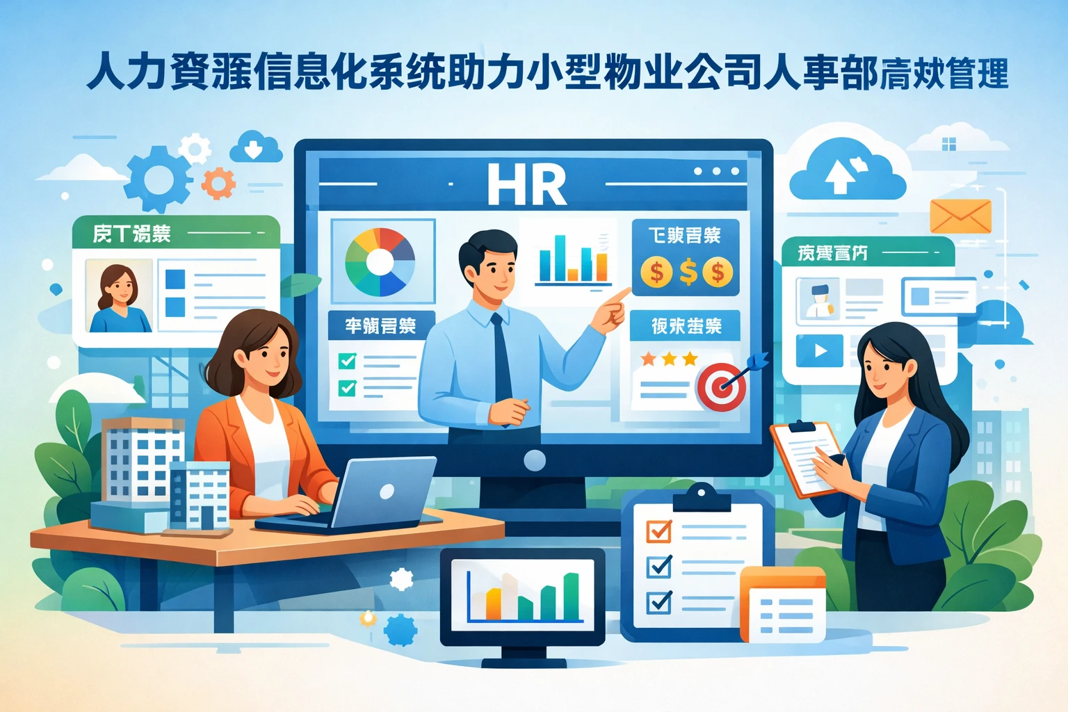 人力资源信息化系统助力小型物业公司人事部门高效管理