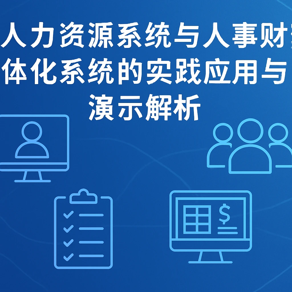 人力资源系统与人事财务一体化系统的实践应用与演示解析