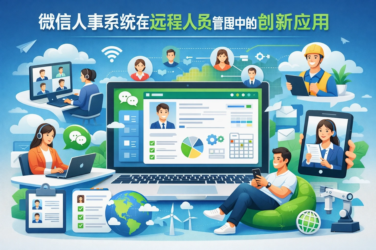 微信人事系统在远程人员管理中的创新应用