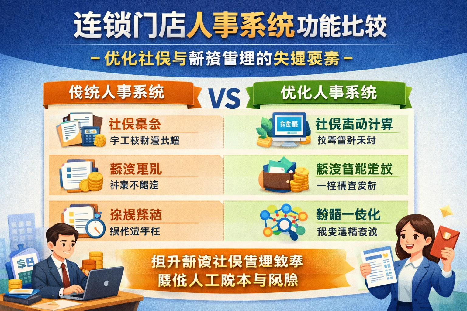 连锁门店人事系统功能比较：优化社保与薪资管理的关键要素