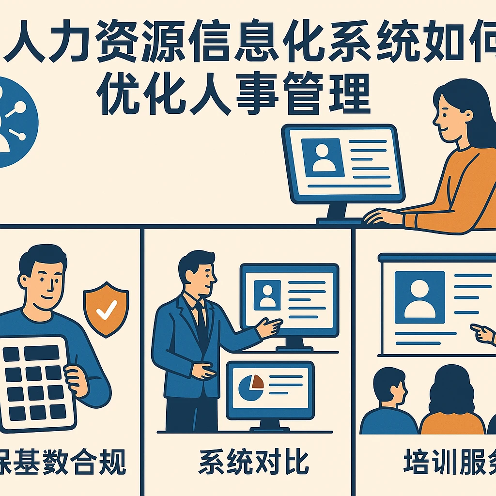 人力资源信息化系统如何优化人事管理：从社保基数合规到系统对比与培训服务