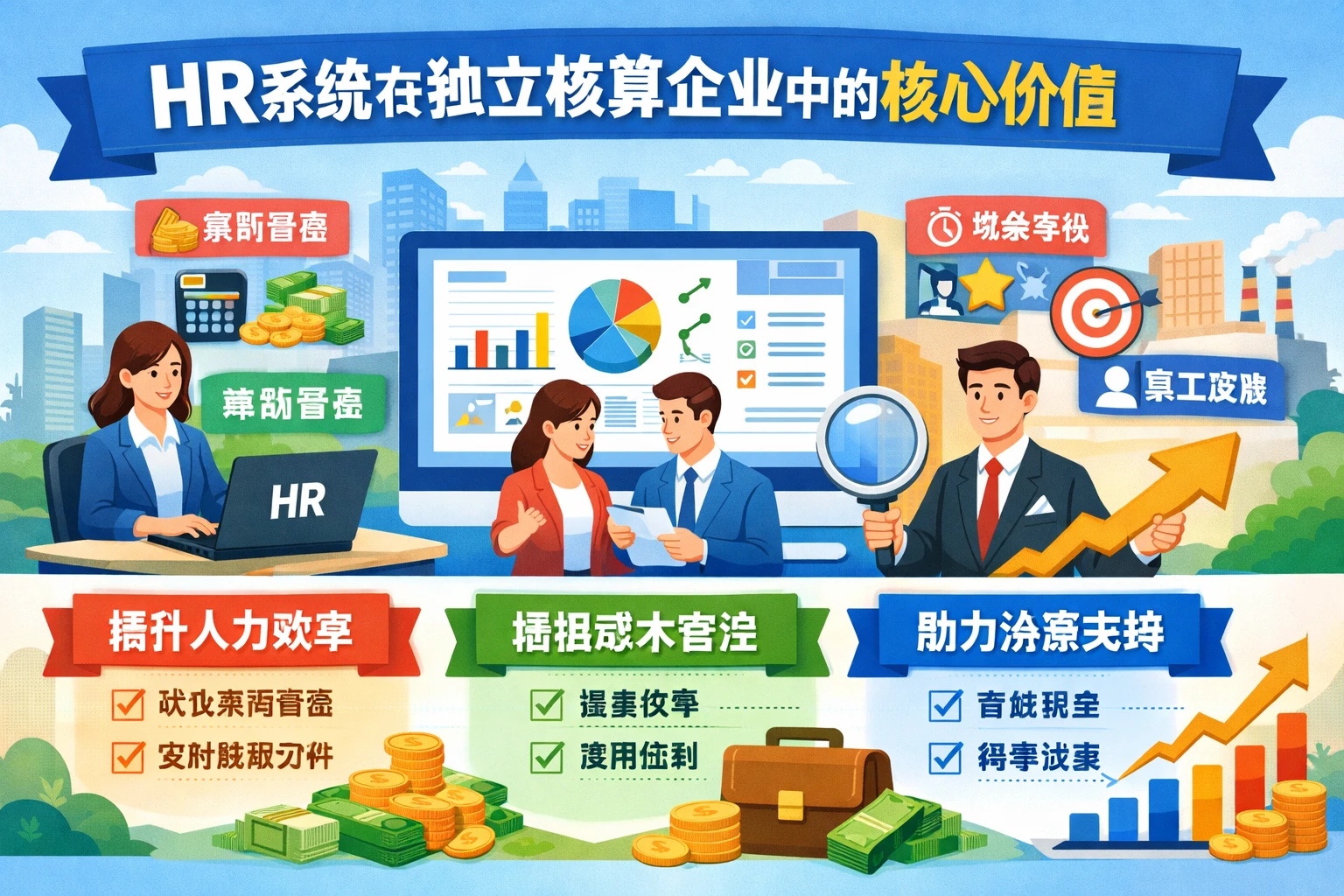 HR系统在独立核算企业中的核心价值