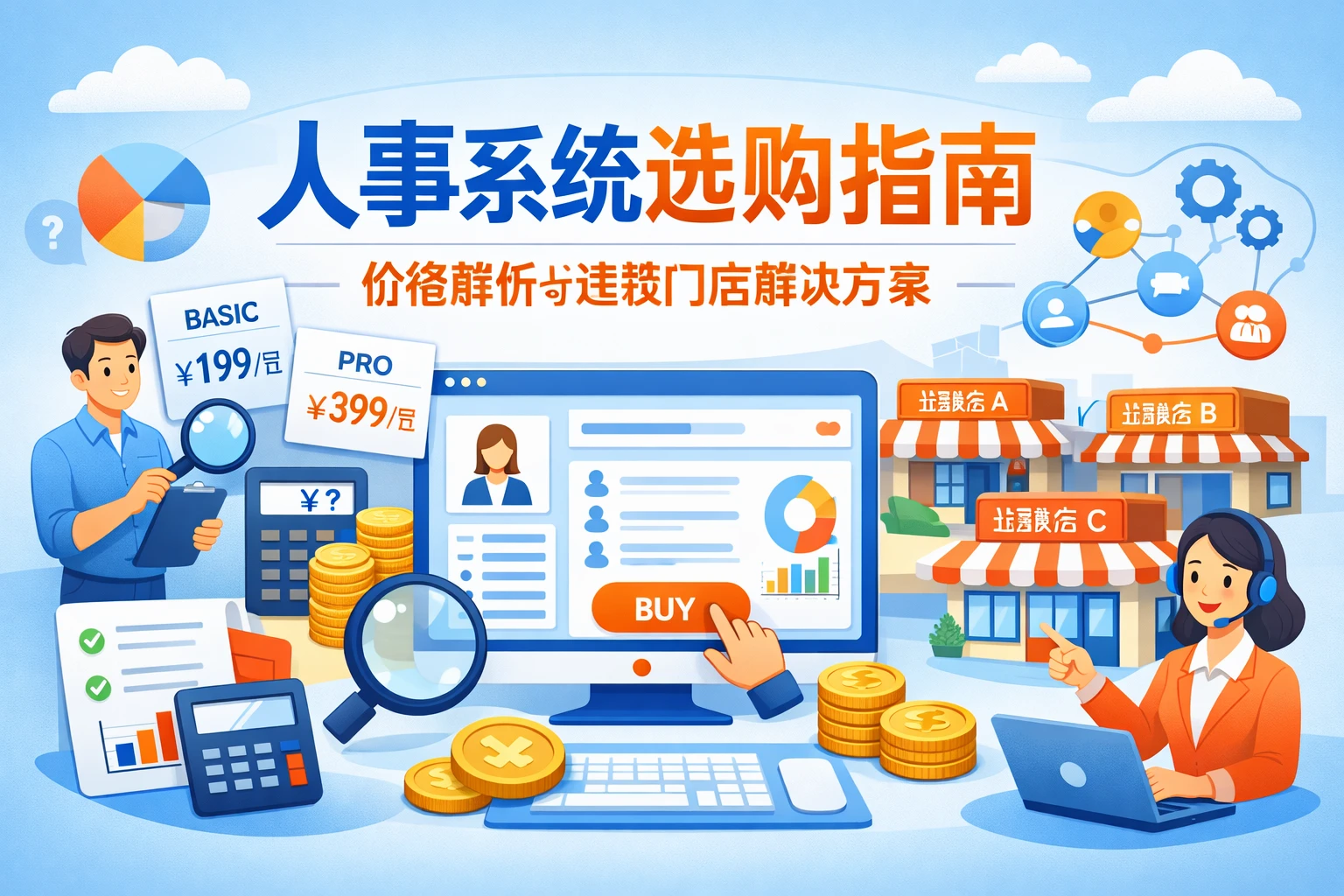 人事系统选购指南：价格解析与连锁门店解决方案
