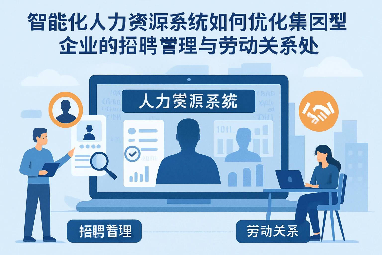 智能化人力资源系统如何优化集团型企业的招聘管理与劳动关系处理