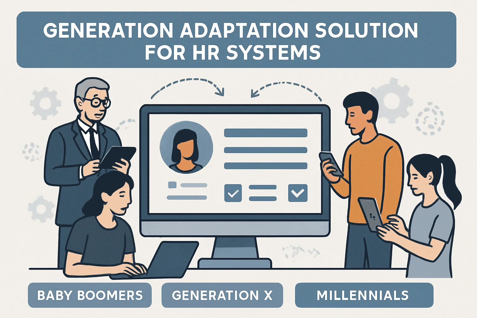 人力资源系统的代际适配解决方案