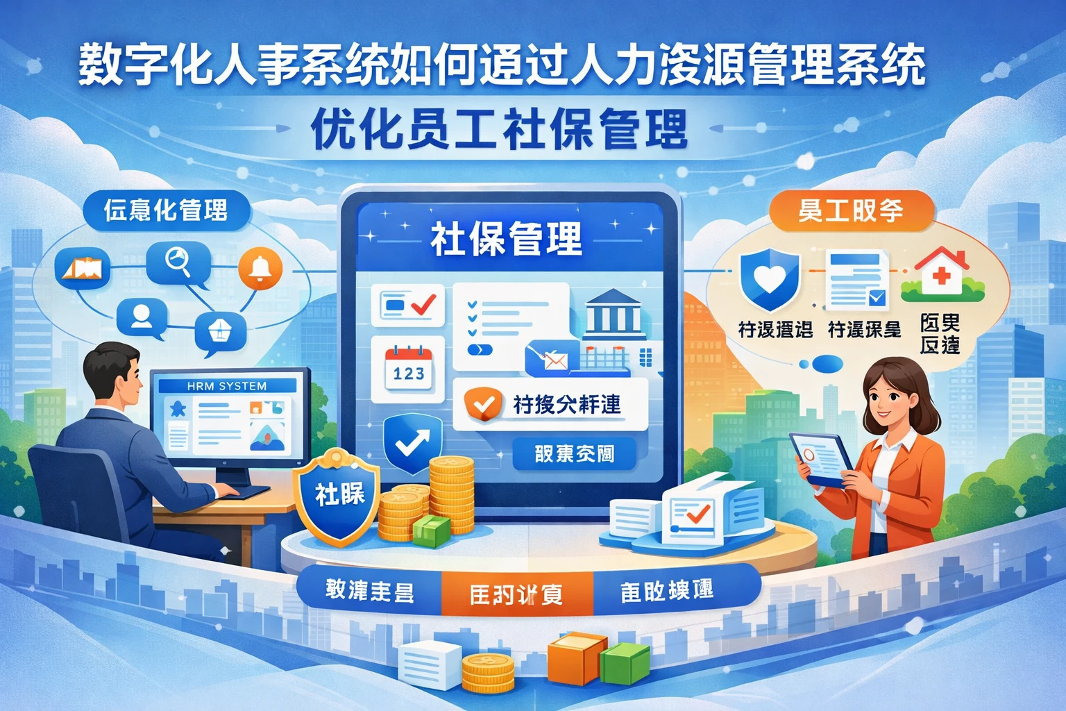 数字化人事系统如何通过人力资源管理系统优化员工社保管理