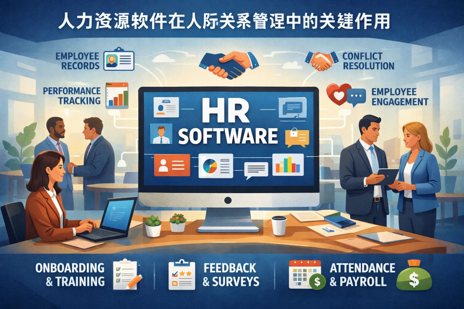 人力资源软件在员工关系管理中的关键作用