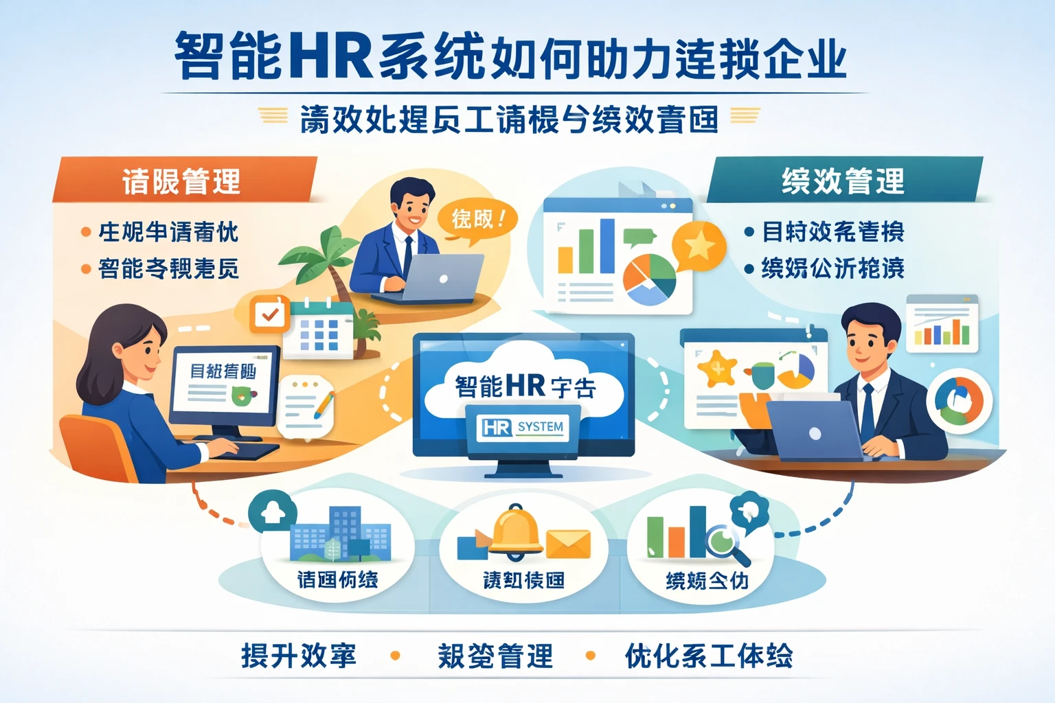 智能HR系统如何助力连锁企业高效处理员工请假与绩效管理