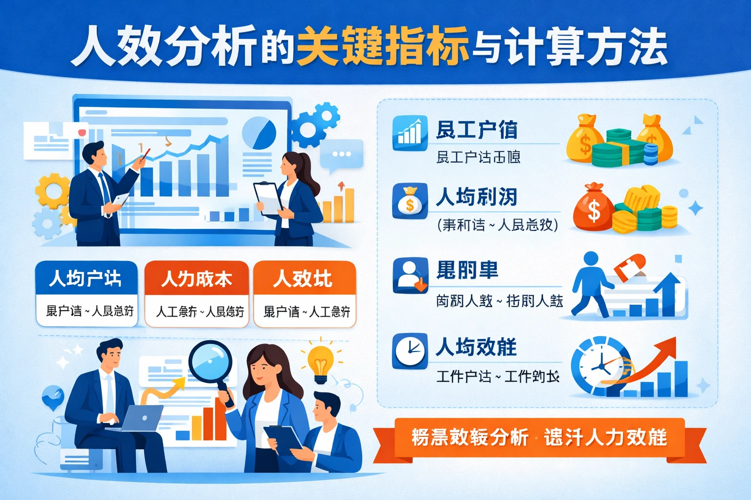 人效分析的关键指标与计算方法