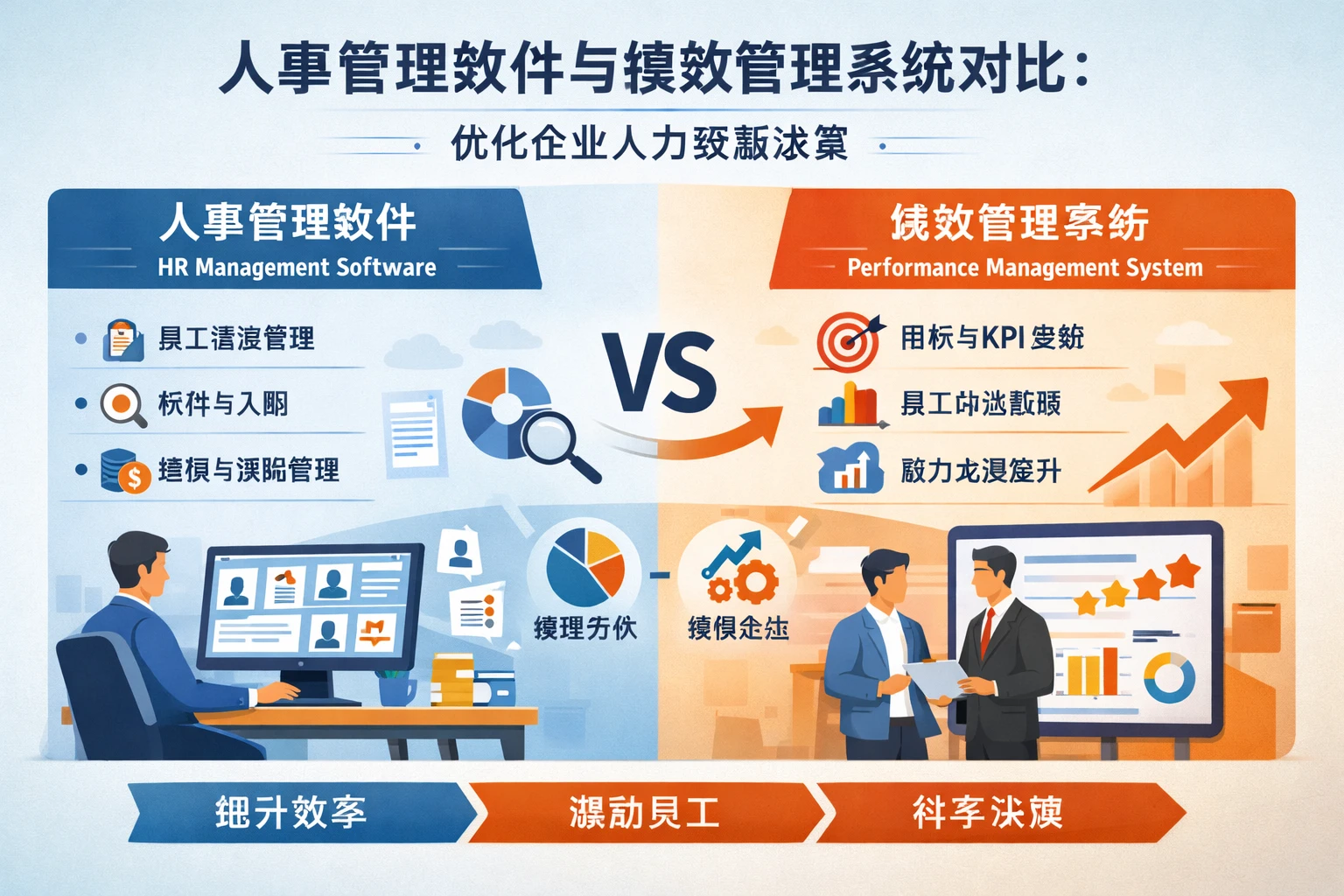 人事管理软件与绩效管理系统对比：优化企业人力资源决策