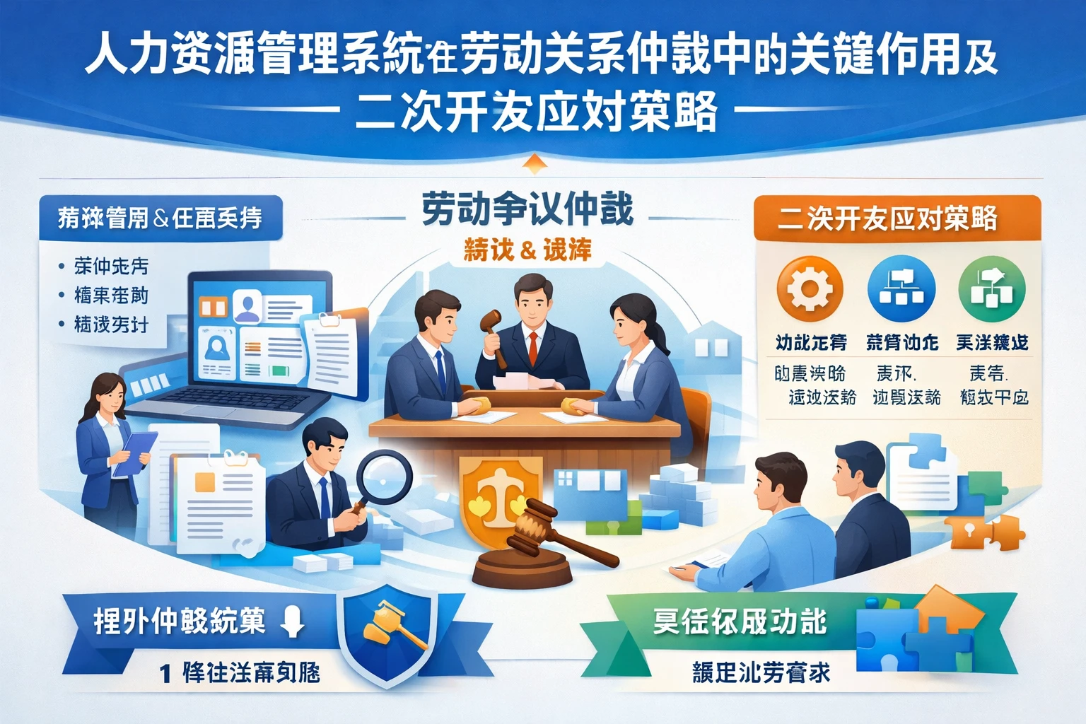 人力资源管理系统在劳动关系仲裁中的关键作用及二次开发应对策略