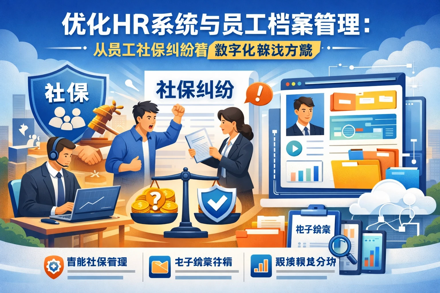 优化HR系统与员工档案管理：从员工社保纠纷看数字化解决方案