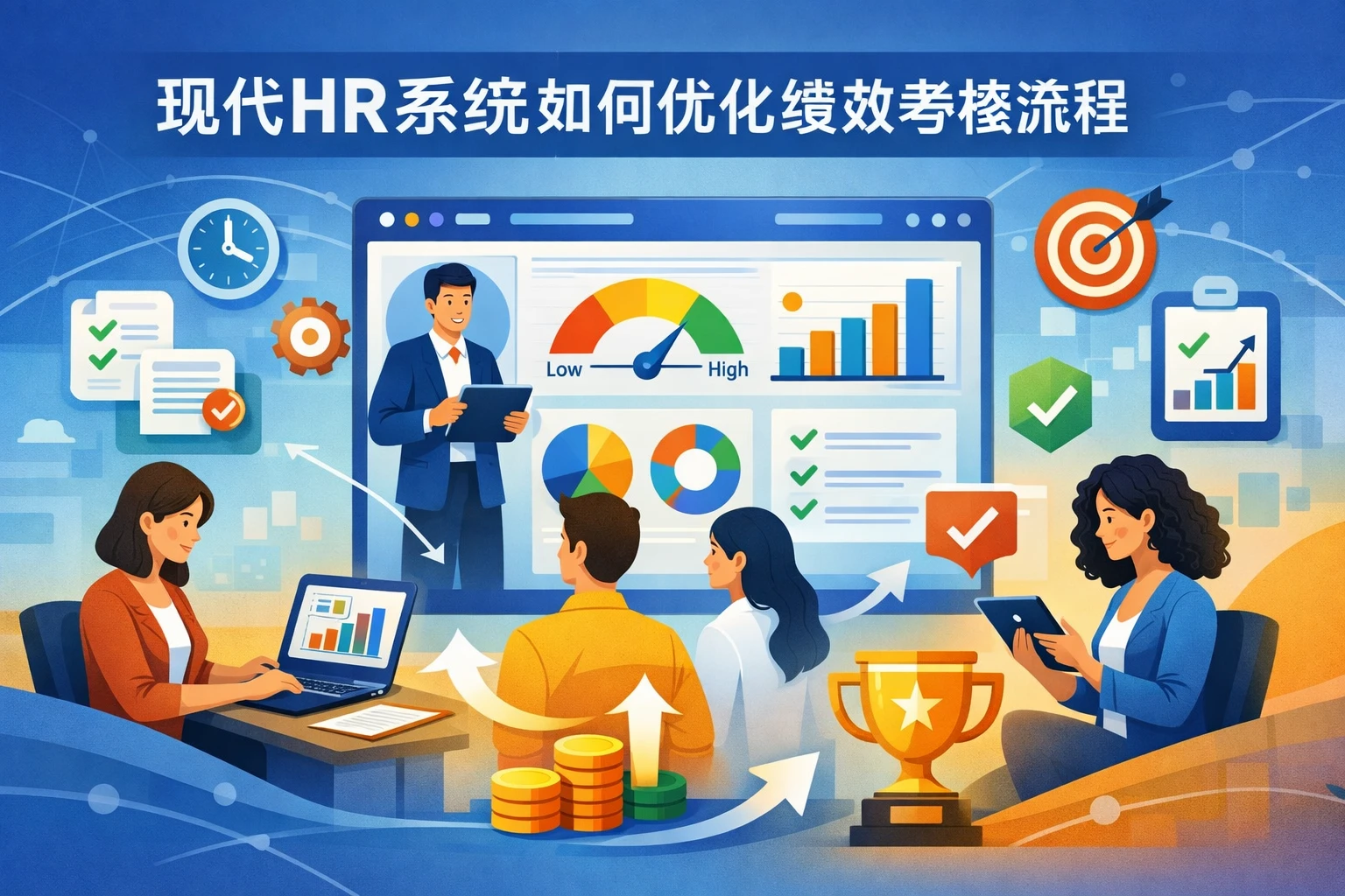 现代HR系统如何优化绩效考核流程