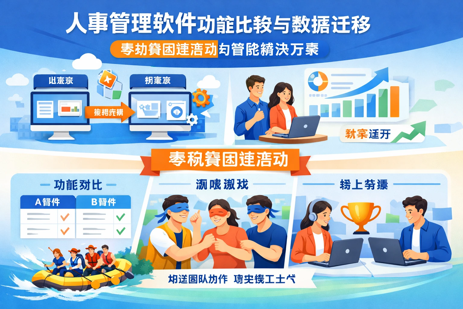 人事管理软件功能比较与数据迁移：零预算团建活动的智能解决方案