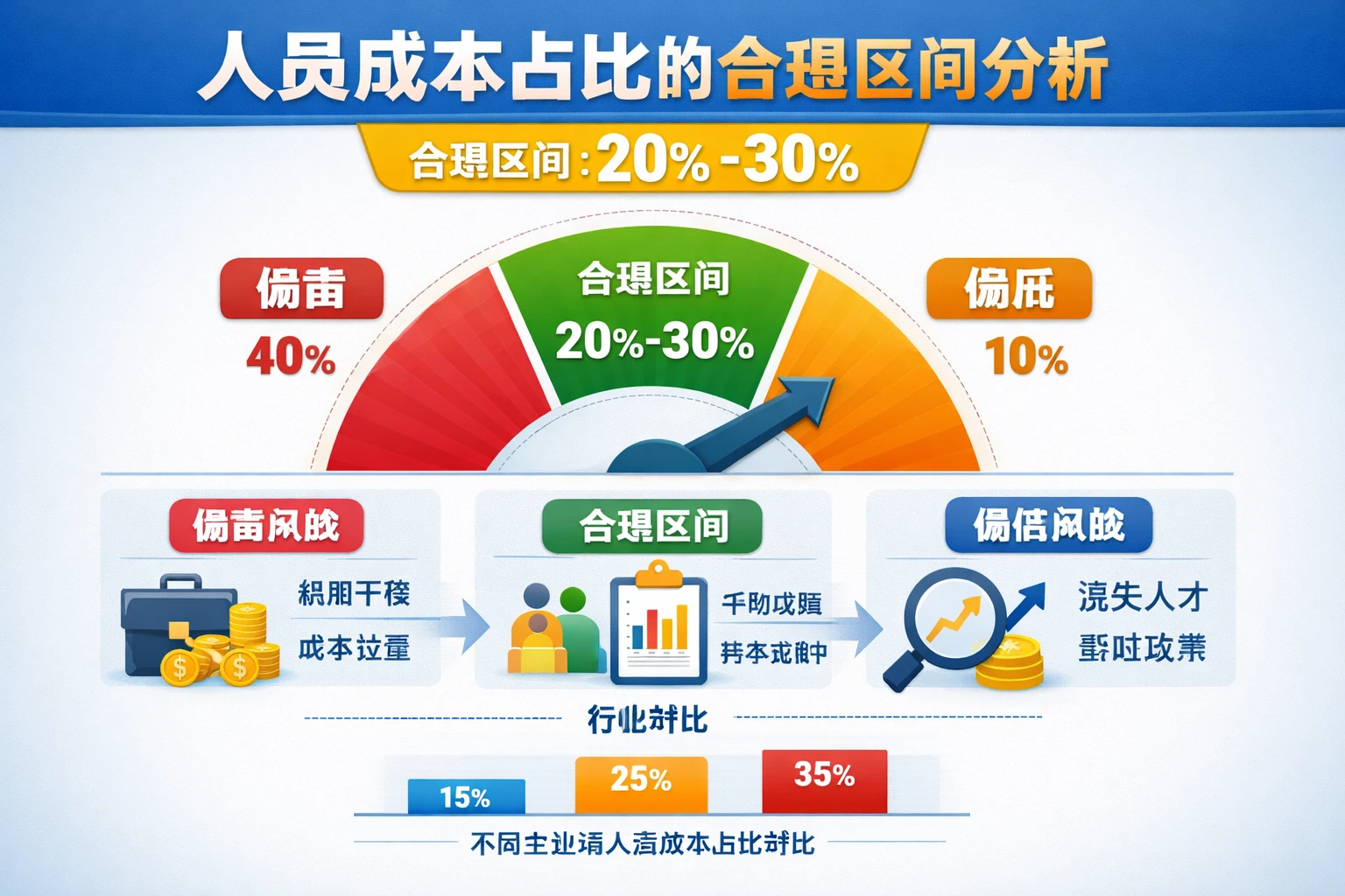 人员成本占比的合理区间分析