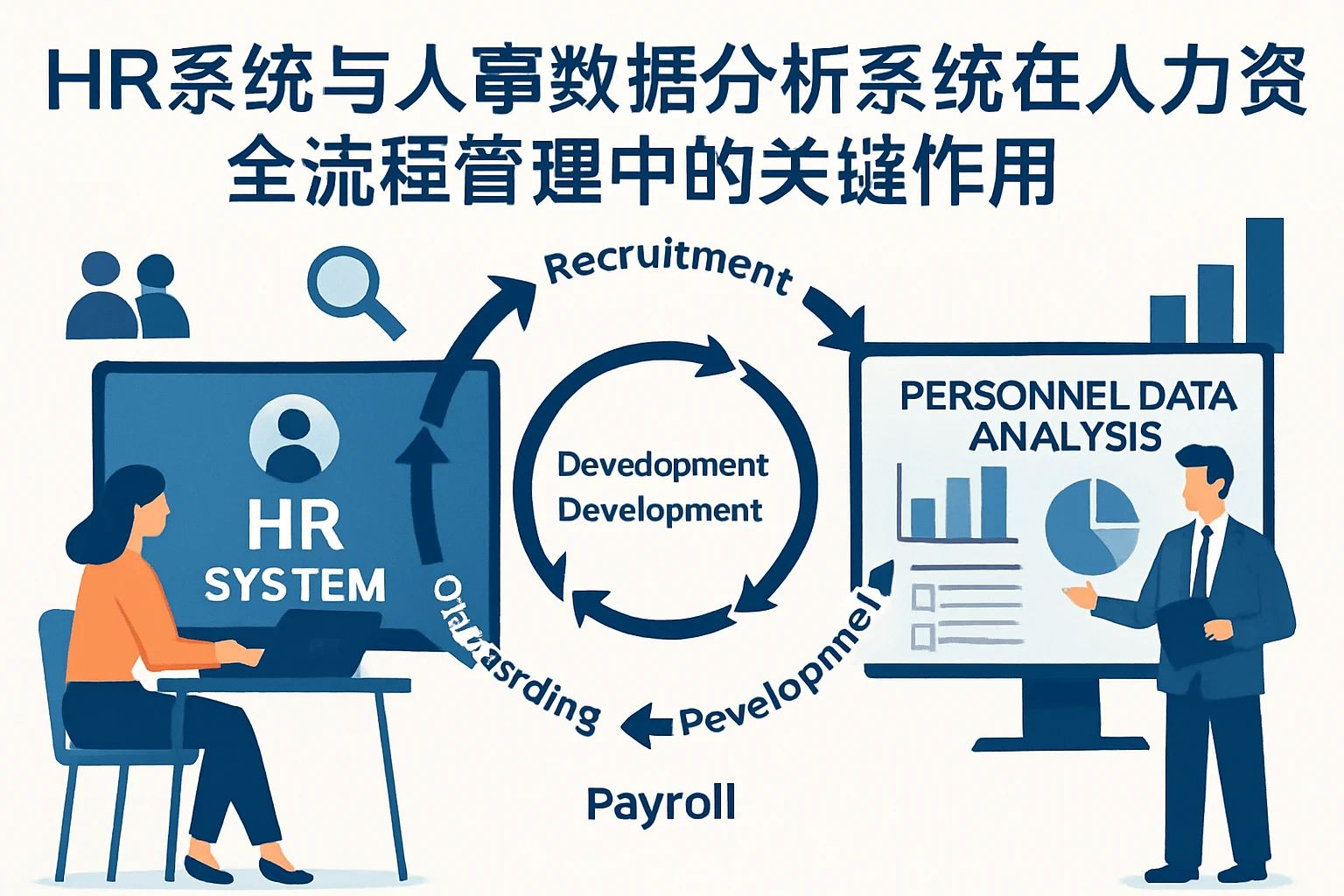 HR系统与人事数据分析系统在人力资源全流程管理中的关键作用