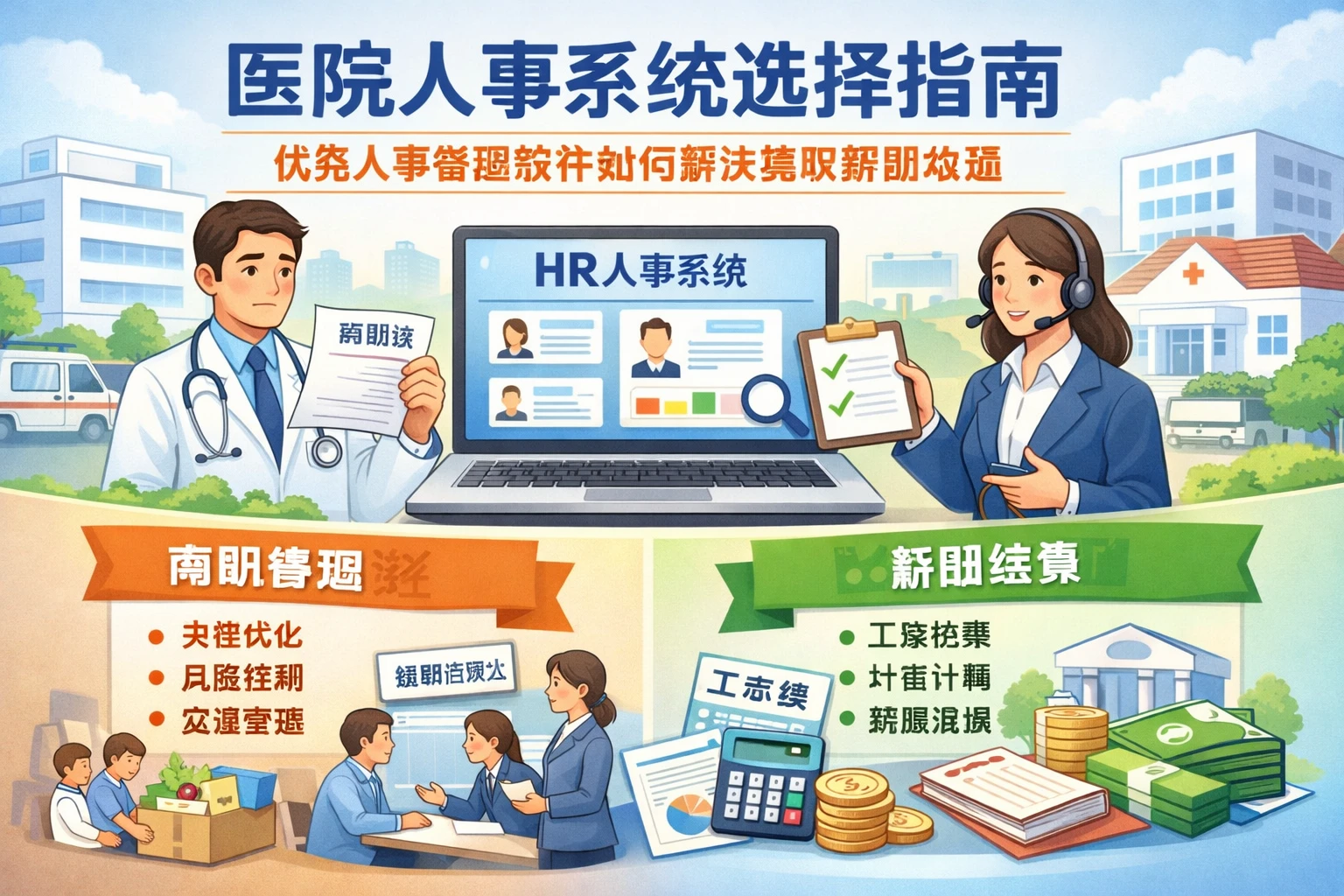 医院人事系统选择指南：优秀人事管理软件如何解决离职薪酬难题