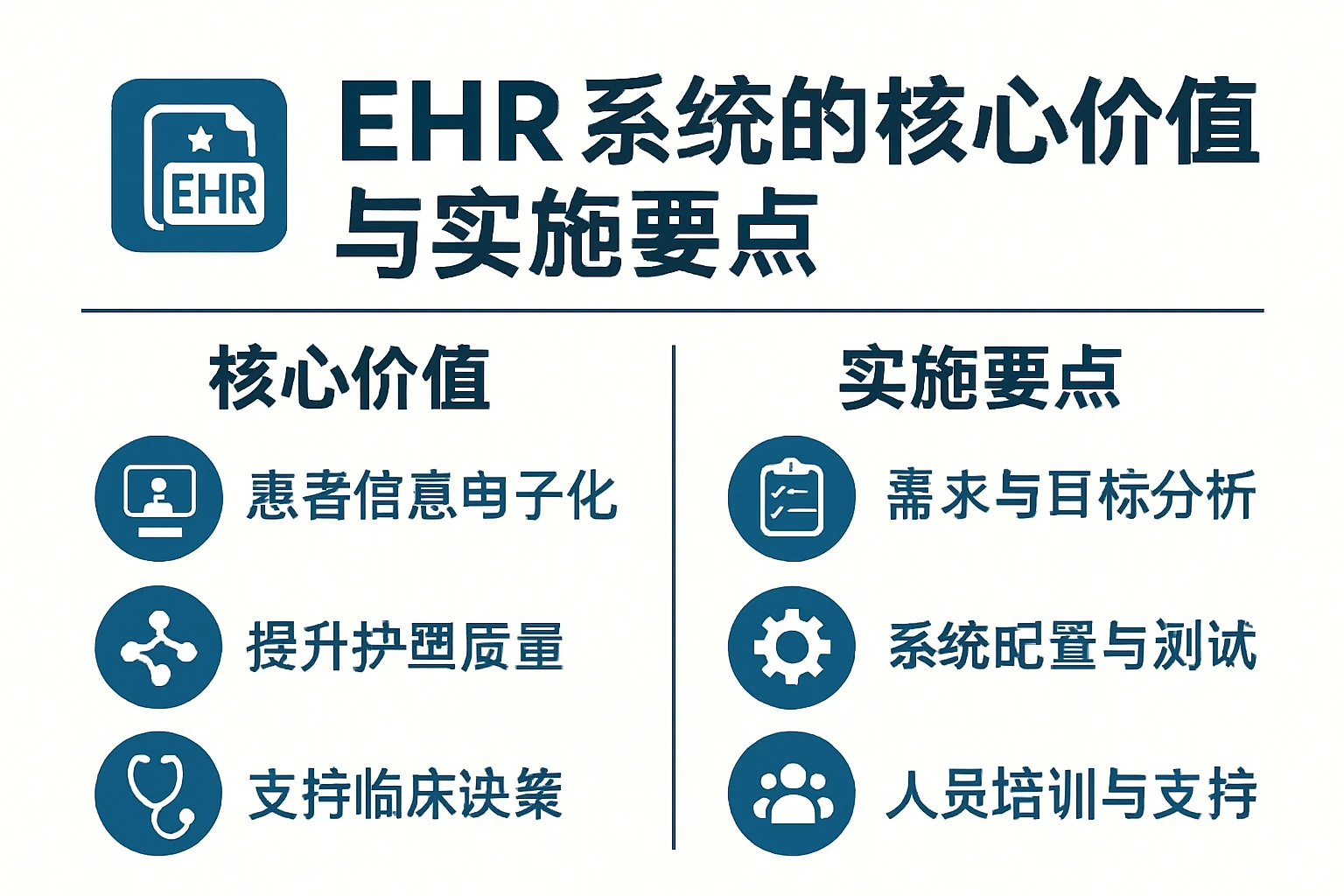 EHR系统的核心价值与实施要点