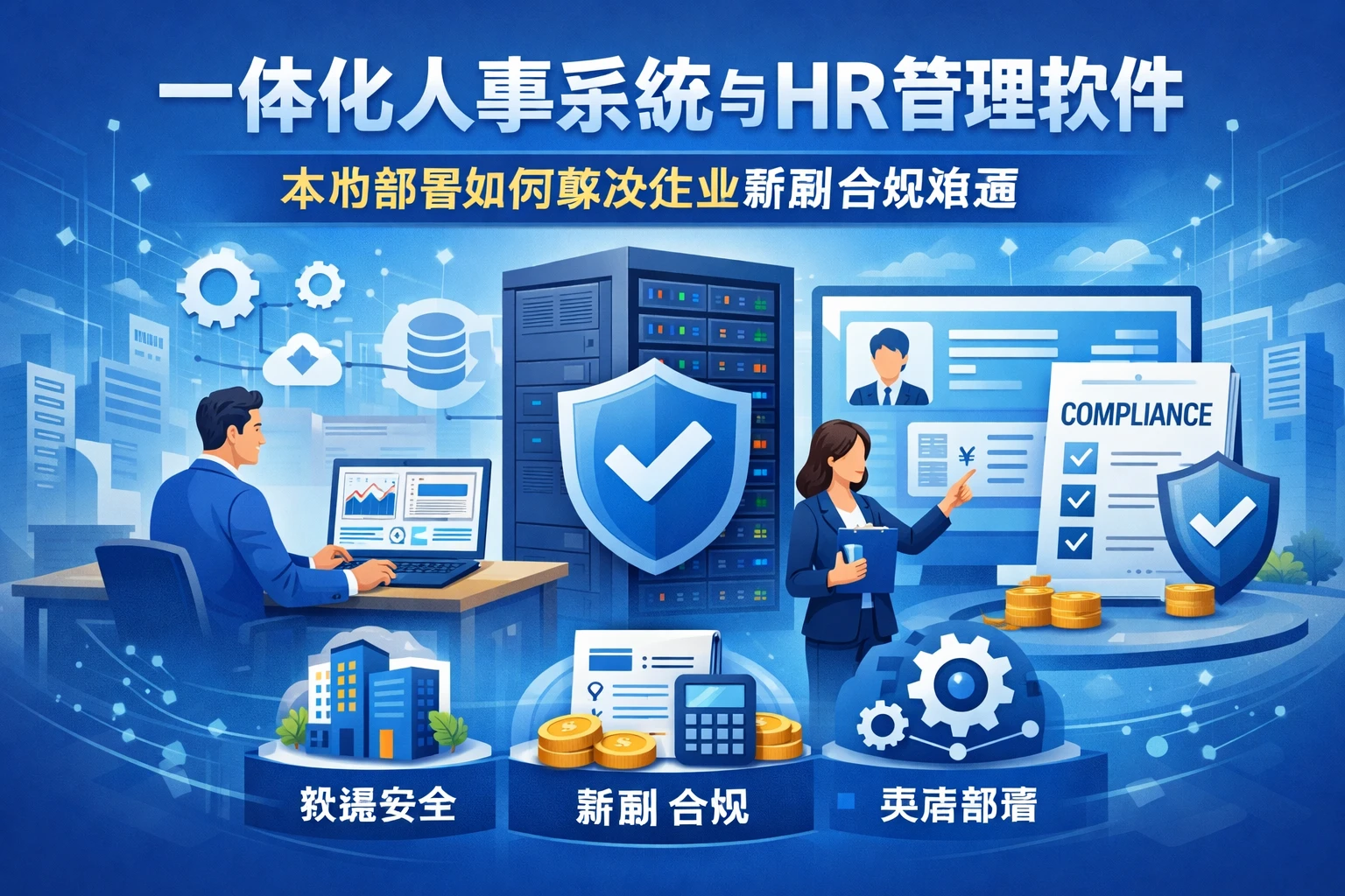 一体化人事系统与HR管理软件：本地部署如何解决企业薪酬合规难题