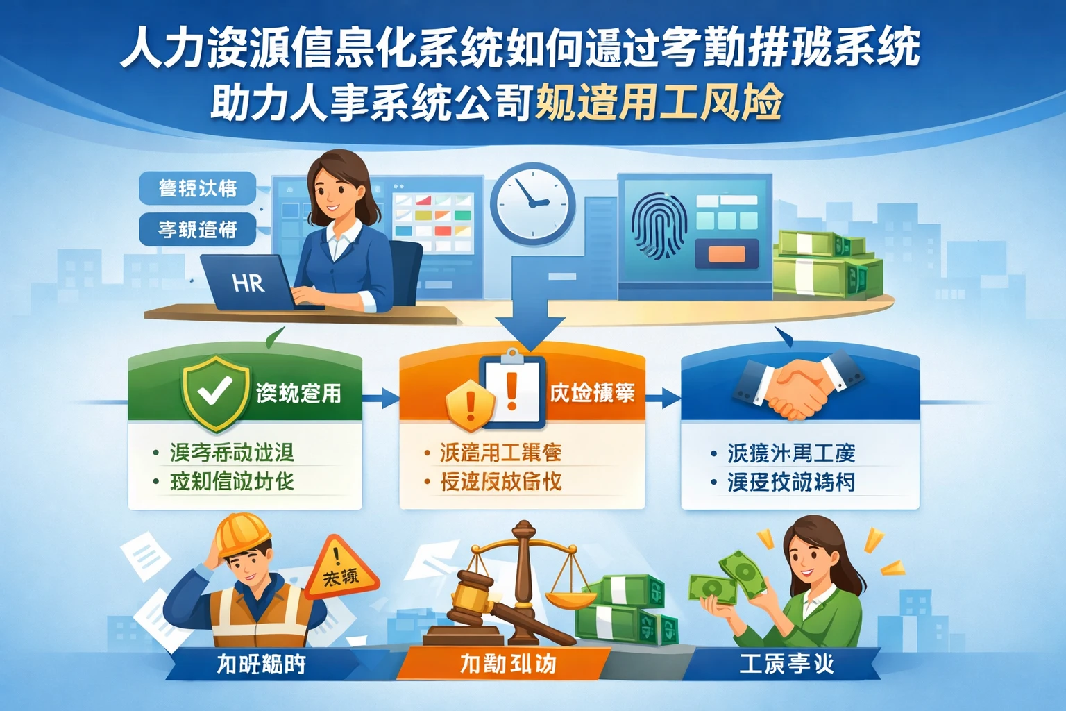 人力资源信息化系统如何通过考勤排班系统助力人事系统公司规避用工风险