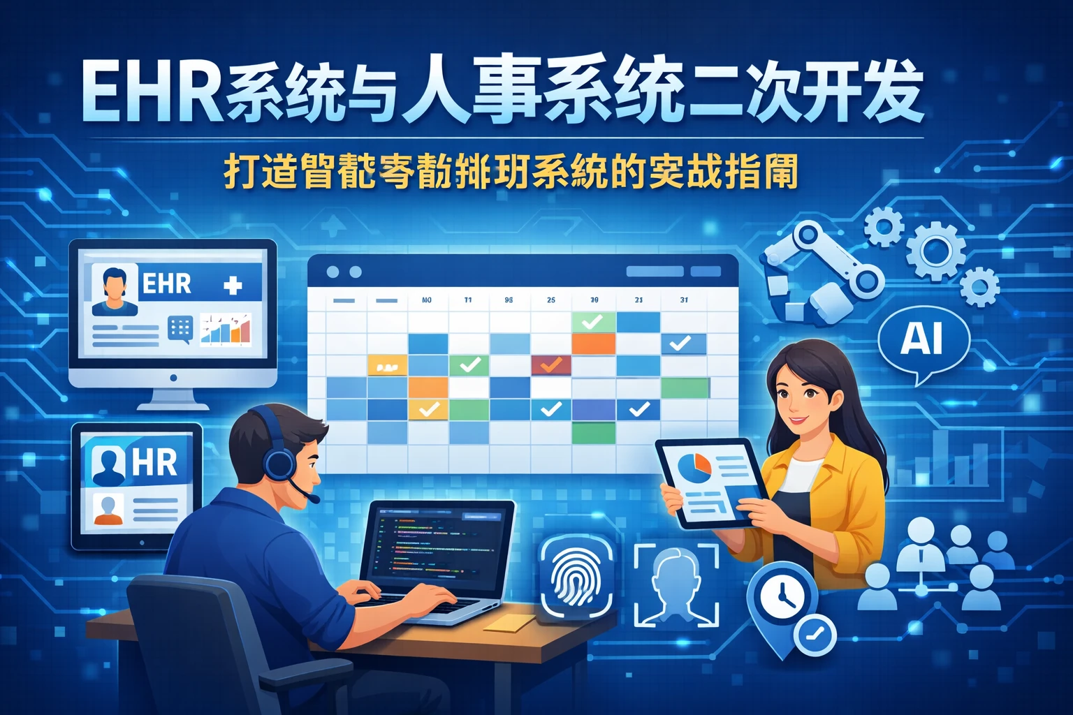 EHR系统与人事系统二次开发：打造智能考勤排班系统的实战指南