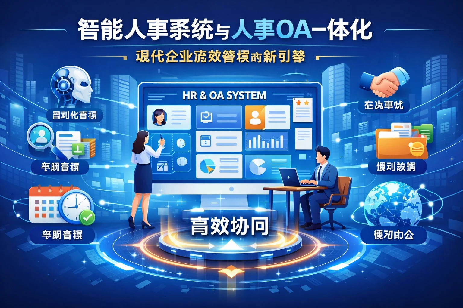 智能人事系统与人事OA一体化：现代企业高效管理的新引擎