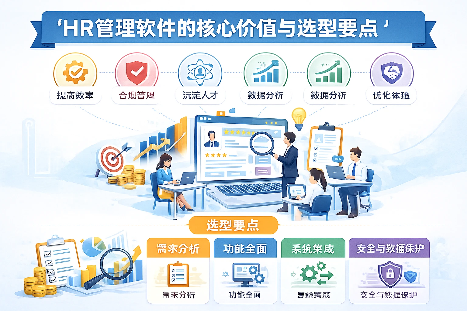 HR管理软件的核心价值与选型要点