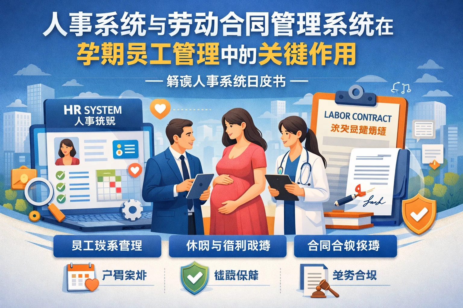 人事系统与劳动合同管理系统在孕期员工管理中的关键作用——解读人事系统白皮书