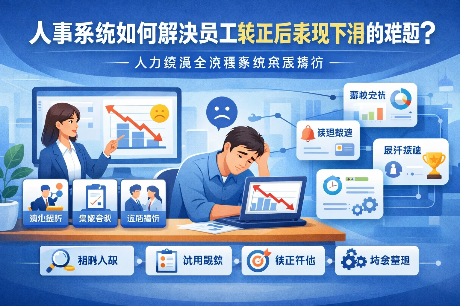 人事系统如何解决员工转正后表现下滑的难题？人力资源全流程系统深度解析