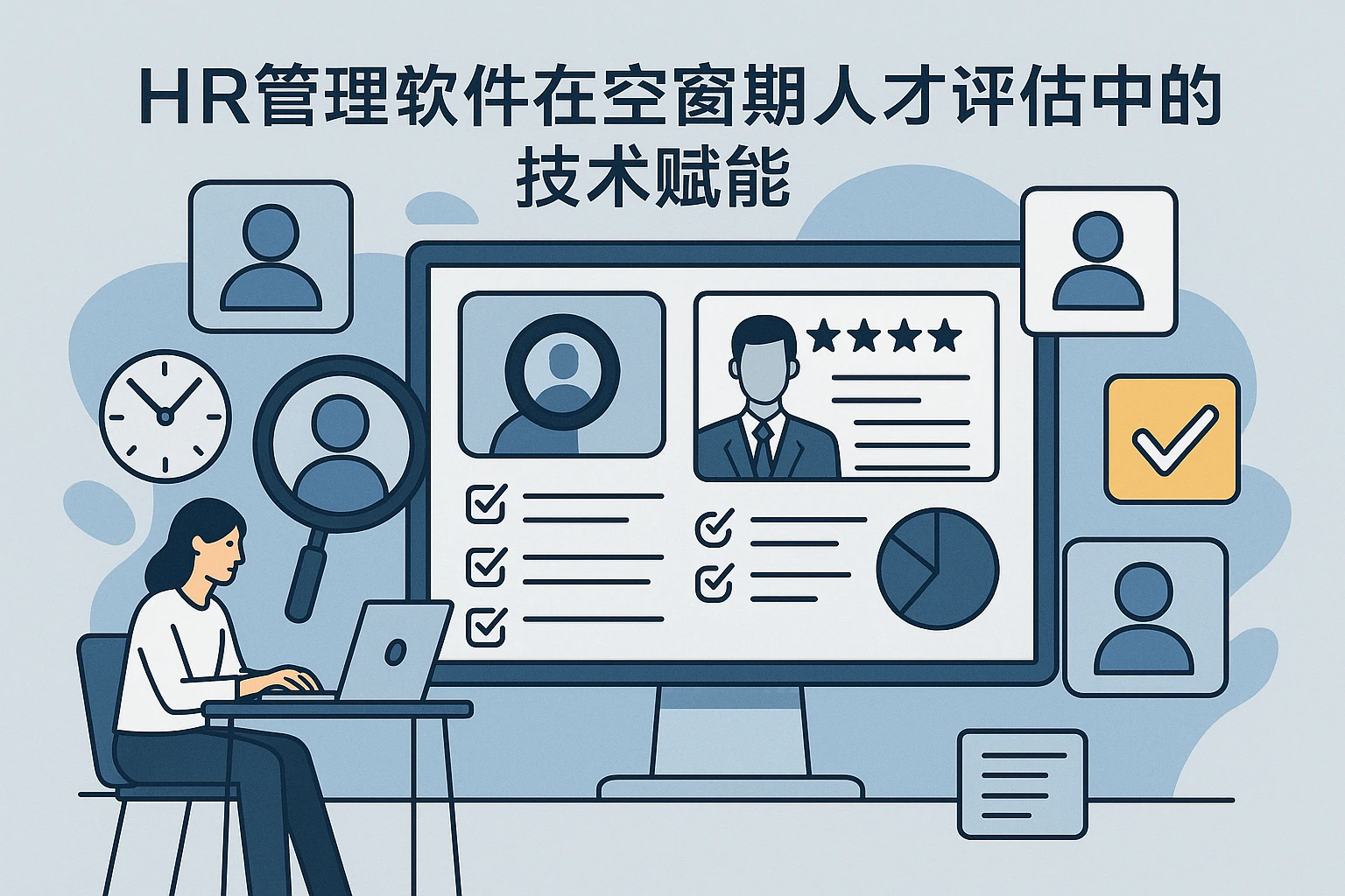 HR管理软件在空窗期人才评估中的技术赋能
