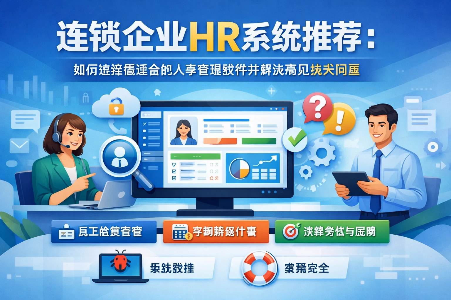 连锁企业HR系统推荐：如何选择最适合的人事管理软件并解决常见技术问题