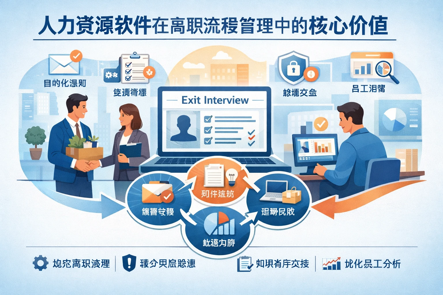 人力资源软件在离职流程管理中的核心价值