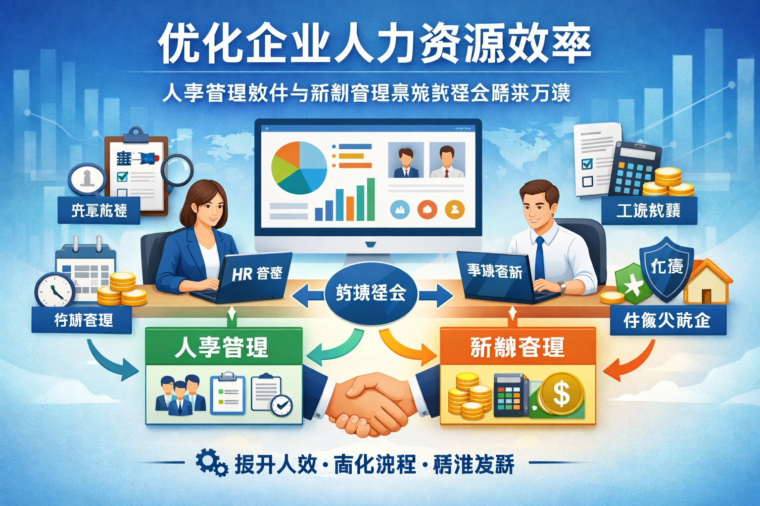 优化企业人力资源效率：人事管理软件与薪酬管理系统的整合解决方案