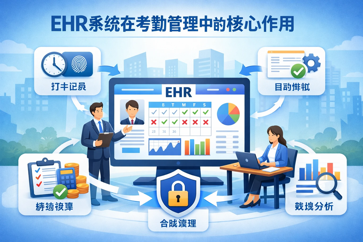 EHR系统在考勤管理中的核心作用