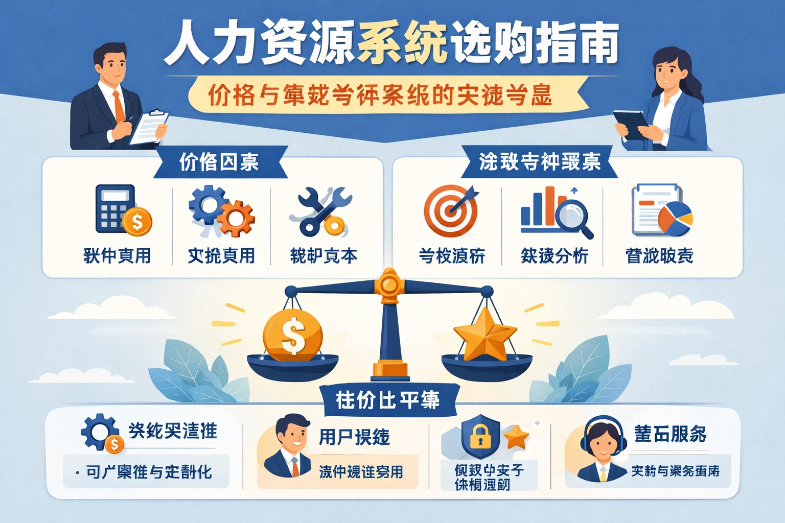 人力资源系统选购指南：价格与绩效考评系统的关键考量