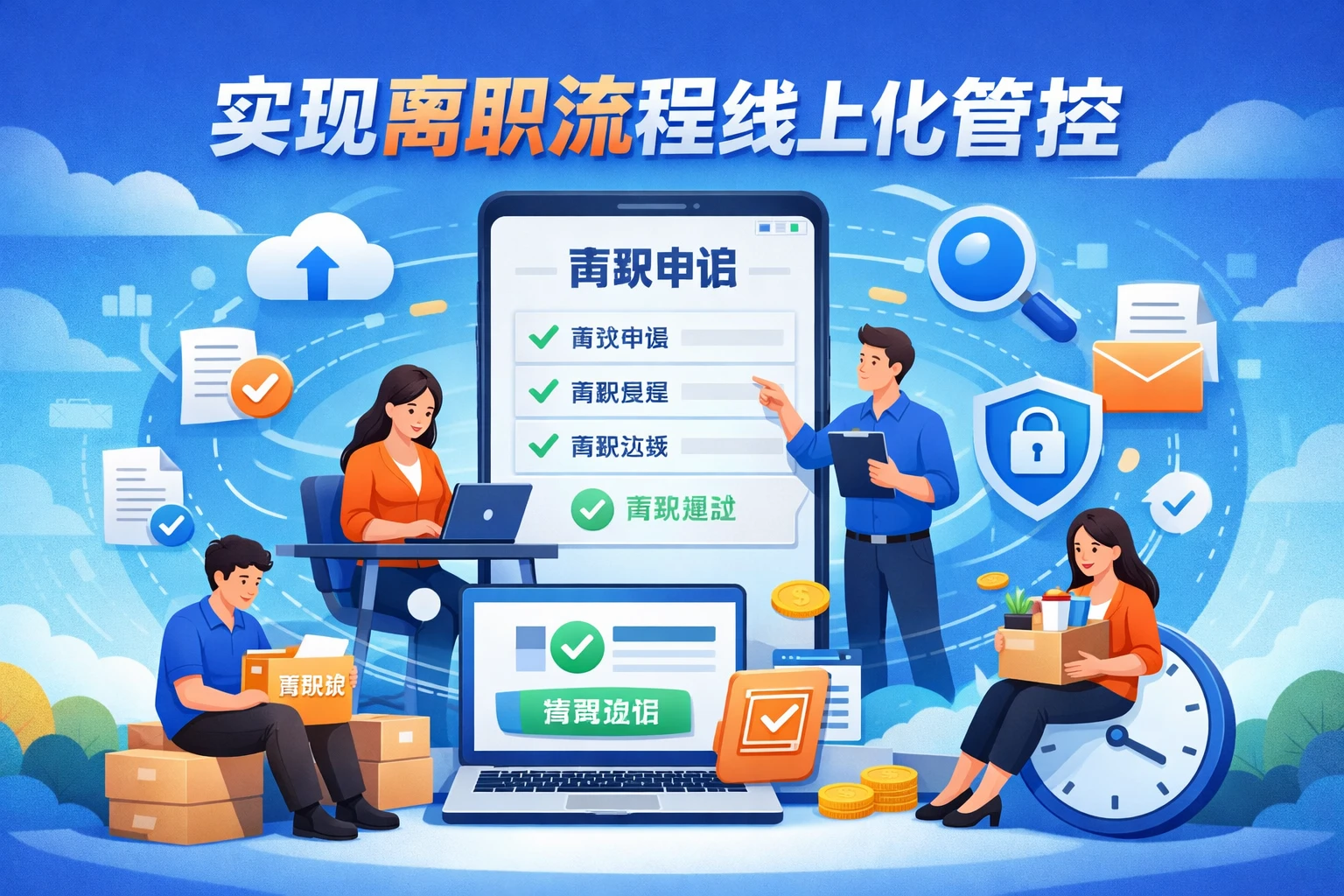 实现离职流程线上化管控