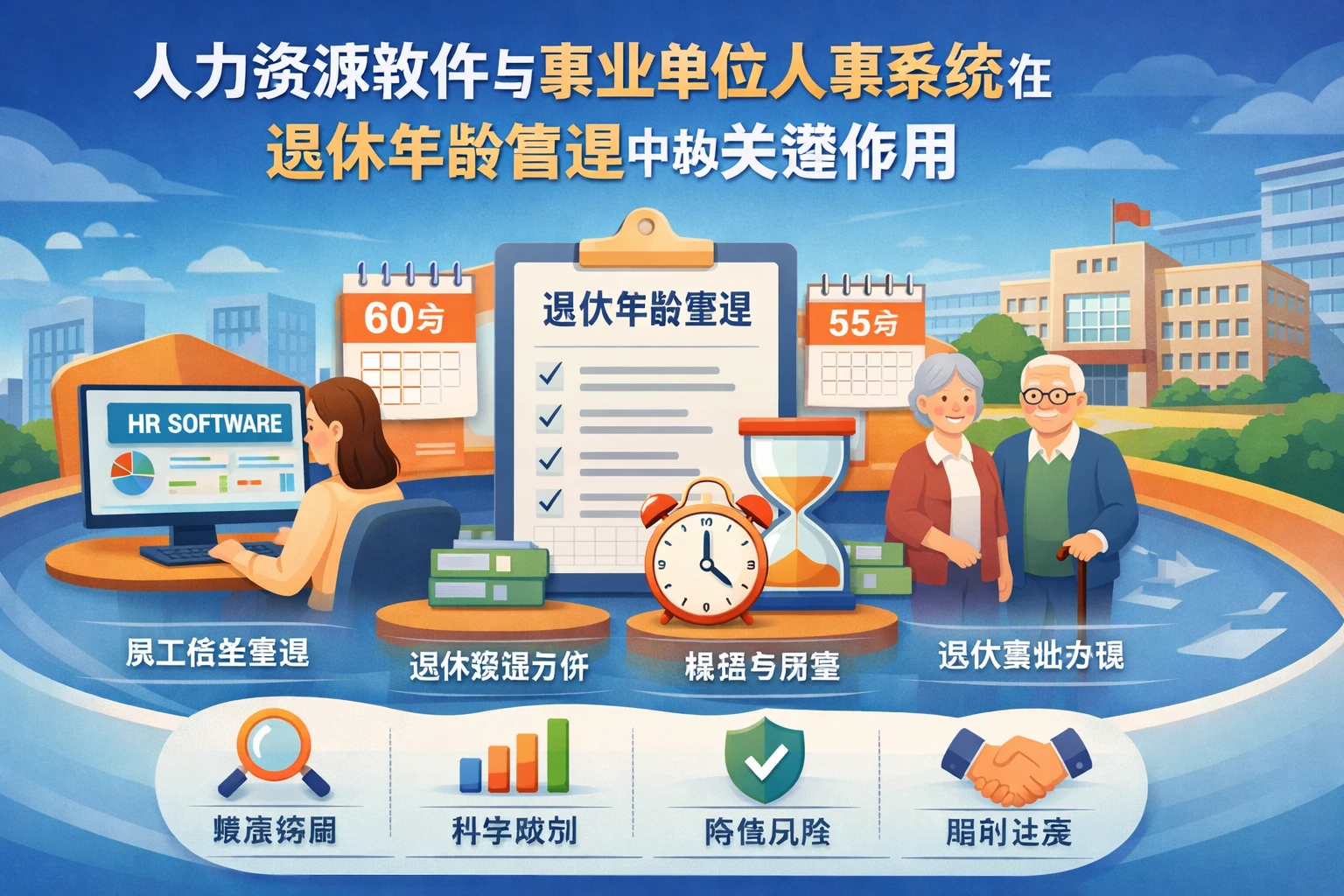 人力资源软件与事业单位人事系统在退休年龄管理中的关键作用