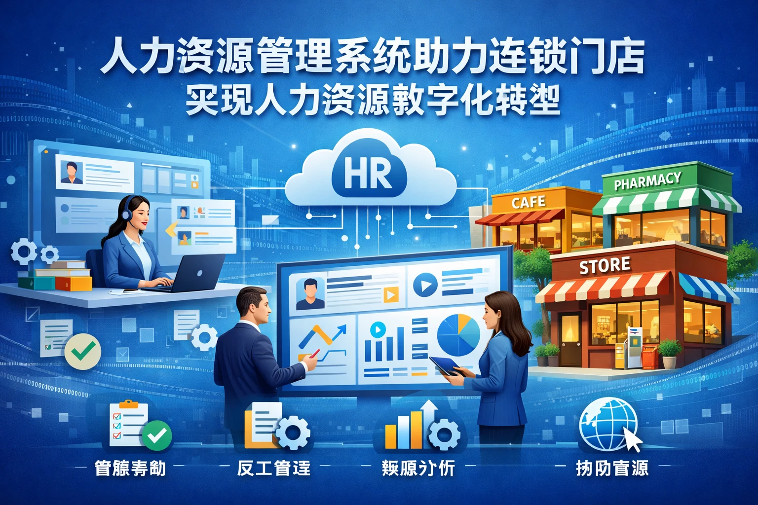 人力资源管理系统助力连锁门店实现人力资源数字化转型